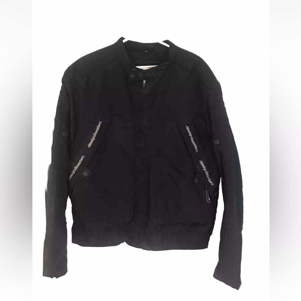Harley Davidson Black Men’s 2XL Riding Jacket RN 103819 CA 03402